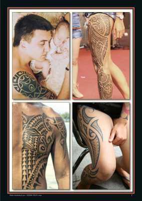 Tattoo-Vorlagen - 3er Pack Nr. 1 zum Super Sparpreis - Feminin, Maori und Watercolor