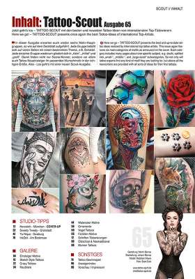 Sina Shop Tattoo Scout Magazin Ausgabe 65